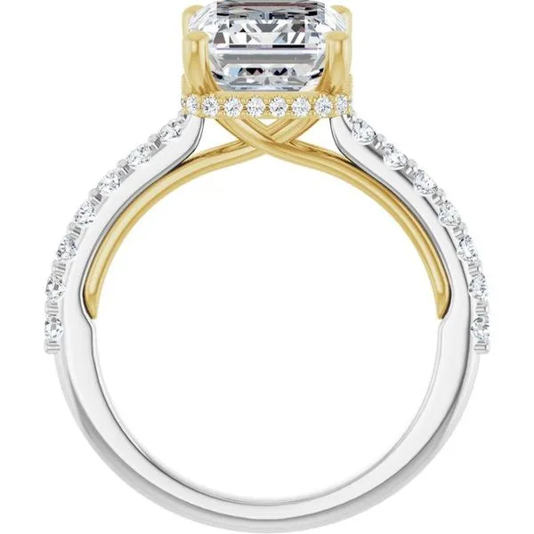 Hidden Halo-Style Engagement Ring Image 2 Rox Atlanta Jewelers Decatur, GA