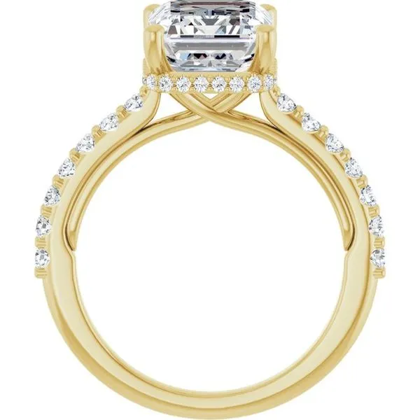 Hidden Halo-Style Engagement Ring Image 2 Arezzo Jewelers Elmwood Park, IL