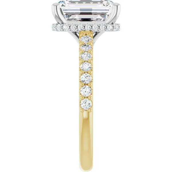 Hidden Halo-Style Engagement Ring Image 4 Golden Sails Jewelers, Inc. Saint Petersburg, FL