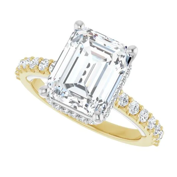 Hidden Halo-Style Engagement Ring Image 5 Shipley's Fine Jewelry Hampstead, MD