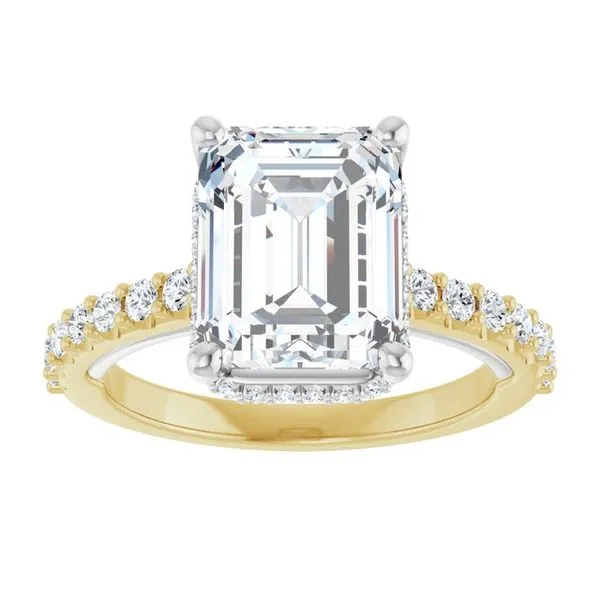 Hidden Halo-Style Engagement Ring Image 3 Vulcan's Forge LLC KANSAS CITY, MO