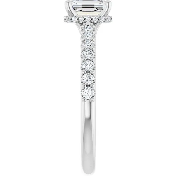 Hidden Halo-Style Engagement Ring Image 4 Clater Jewelers Louisville, KY