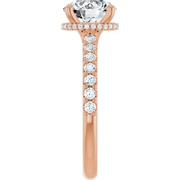 Hidden Halo-Style Engagement Ring Image 4 Rox Atlanta Jewelers Decatur, GA