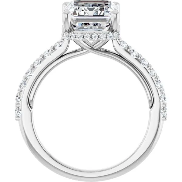 Hidden Halo-Style Engagement Ring Image 2 Rox Atlanta Jewelers Decatur, GA