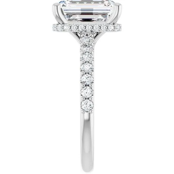 Hidden Halo-Style Engagement Ring Image 4 Rox Atlanta Jewelers Decatur, GA