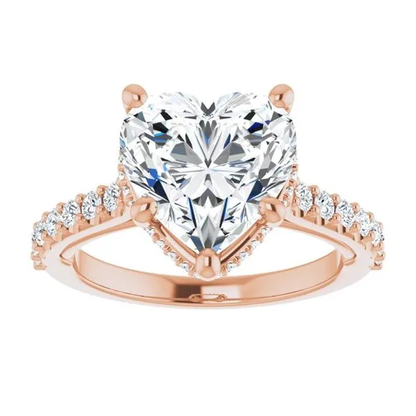 Hidden Halo-Style Engagement Ring Image 3 Arezzo Jewelers Elmwood Park, IL