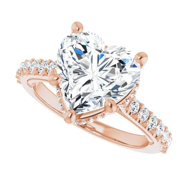 Hidden Halo-Style Engagement Ring Image 5 Clater Jewelers Louisville, KY