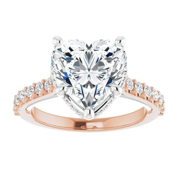 Hidden Halo-Style Engagement Ring Image 3 Arezzo Jewelers Elmwood Park, IL