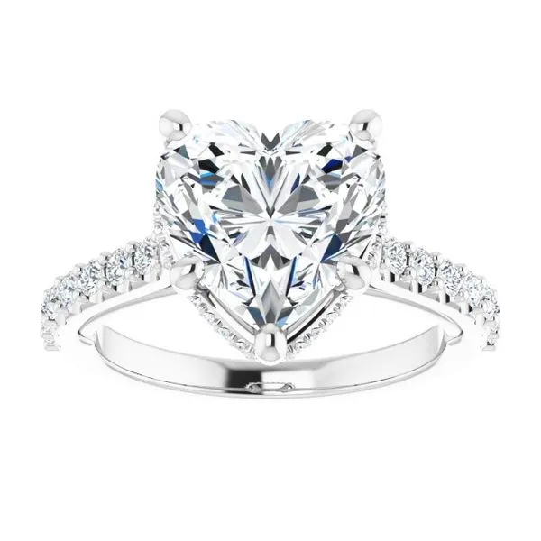 Hidden Halo-Style Engagement Ring Image 3 Eskews Fine Jewelers Lee's Summit, MO