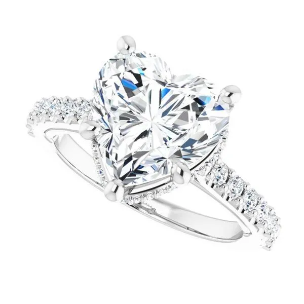 Hidden Halo-Style Engagement Ring Image 5 Rox Atlanta Jewelers Decatur, GA