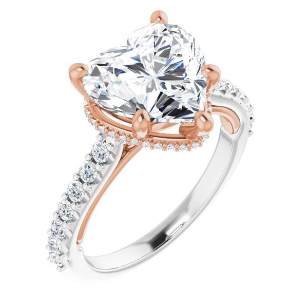 Hidden Halo-Style Engagement Ring