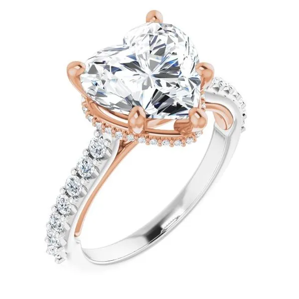 Hidden Halo-Style Engagement Ring House of Silva Wooster, OH