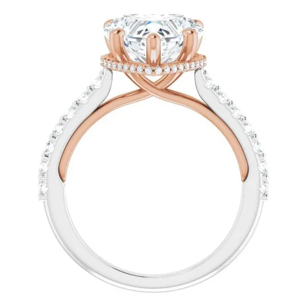 Hidden Halo-Style Engagement Ring Image 2 Paul James Jewelers Angels Camp, CA