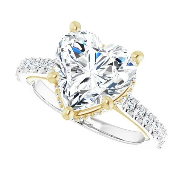 Hidden Halo-Style Engagement Ring Image 5 Austin's Fine Diamonds & Jewelry Lyndhurst, NJ