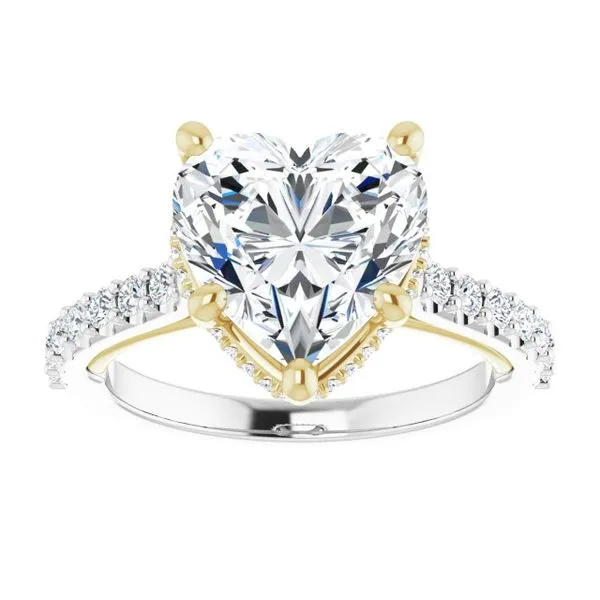 Hidden Halo-Style Engagement Ring Image 3 Raleigh Diamond Fine Jewelry Raleigh, NC
