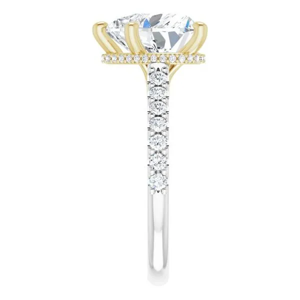 Hidden Halo-Style Engagement Ring Image 4 Clater Jewelers Louisville, KY