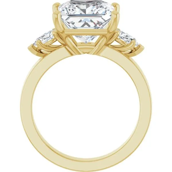 Three-Stone Engagement Ring Image 2 Berilian Jewelers Folsom, CA