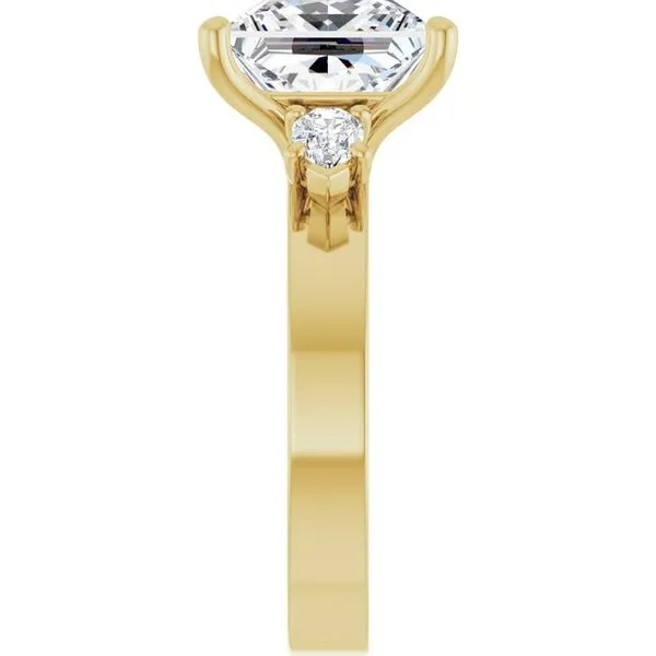 Three-Stone Engagement Ring Image 4 Berilian Jewelers Folsom, CA