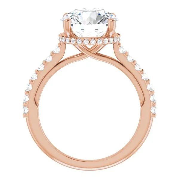 Hidden Halo-Style Engagement Ring Image 2 Clater Jewelers Louisville, KY