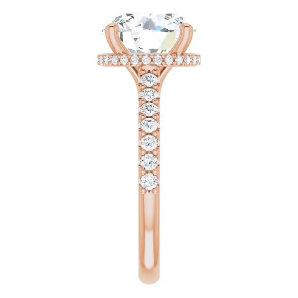 Hidden Halo-Style Engagement Ring Image 4 Clater Jewelers Louisville, KY