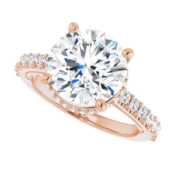 Hidden Halo-Style Engagement Ring Image 5 Clater Jewelers Louisville, KY