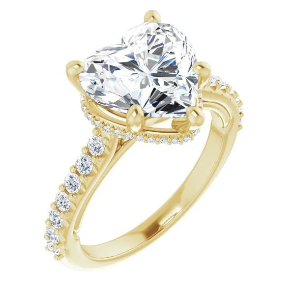 Hidden Halo-Style Engagement Ring Raleigh Diamond Fine Jewelry Raleigh, NC
