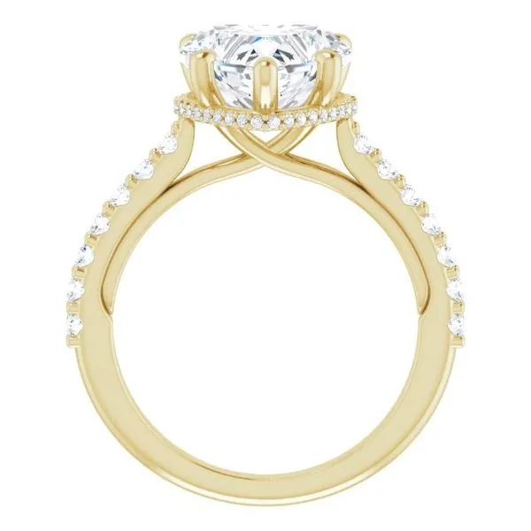 Hidden Halo-Style Engagement Ring Image 2 Austin's Fine Diamonds & Jewelry Lyndhurst, NJ