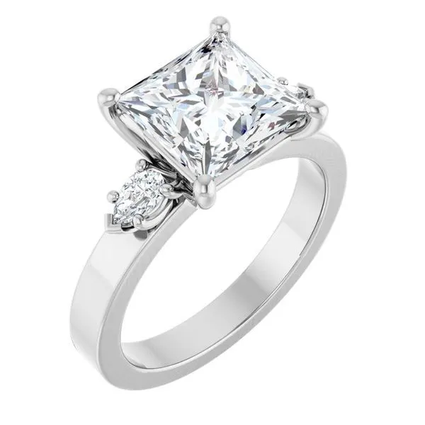Three-Stone Engagement Ring Berilian Jewelers Folsom, CA
