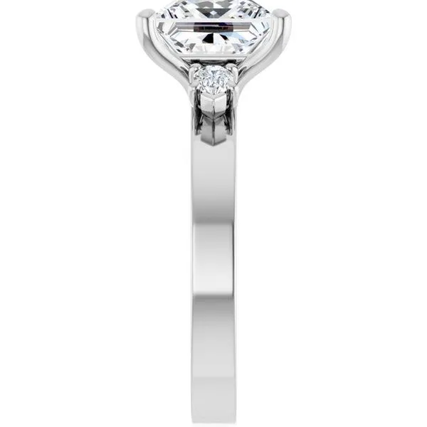 Three-Stone Engagement Ring Image 4 Berilian Jewelers Folsom, CA