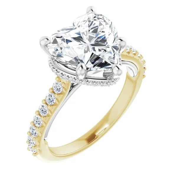 Hidden Halo-Style Engagement Ring House of Silva Wooster, OH