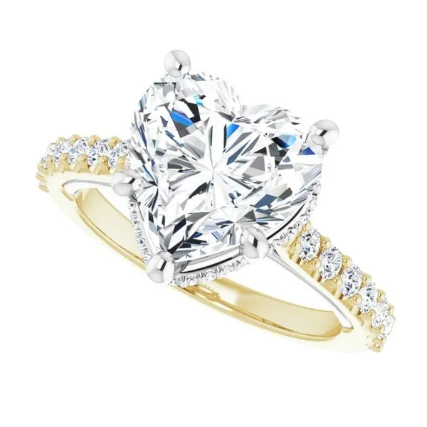 Hidden Halo-Style Engagement Ring Image 5 Arezzo Jewelers Elmwood Park, IL