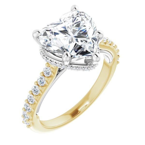 Hidden Halo-Style Engagement Ring