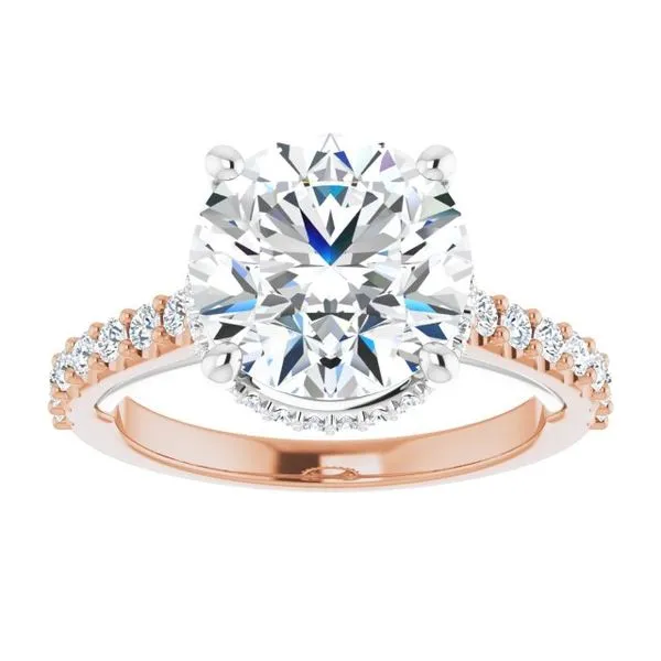 Hidden Halo-Style Engagement Ring Image 3 Arezzo Jewelers Elmwood Park, IL