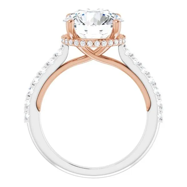 Hidden Halo-Style Engagement Ring Image 2 Arezzo Jewelers Elmwood Park, IL