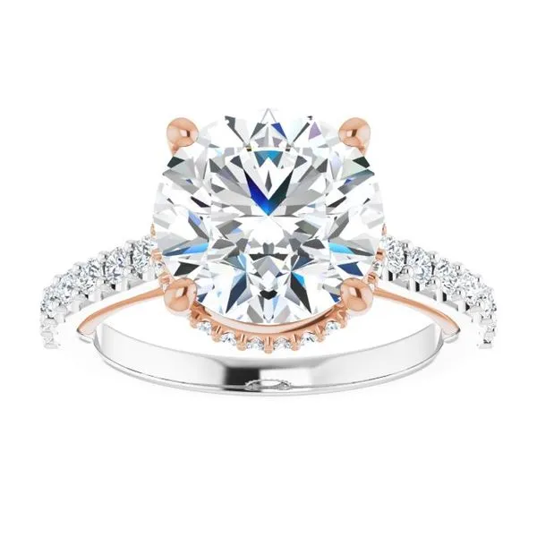 Hidden Halo-Style Engagement Ring Image 3 Rox Atlanta Jewelers Decatur, GA