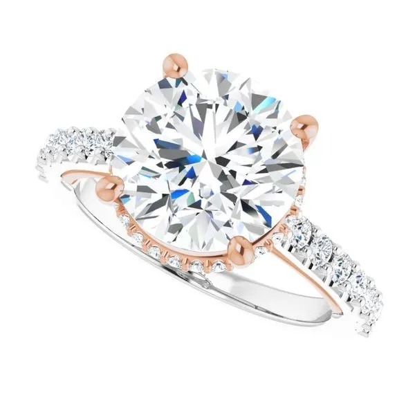 Hidden Halo-Style Engagement Ring Image 5 Clater Jewelers Louisville, KY