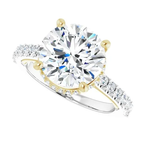 Hidden Halo-Style Engagement Ring Image 5 Rox Atlanta Jewelers Decatur, GA