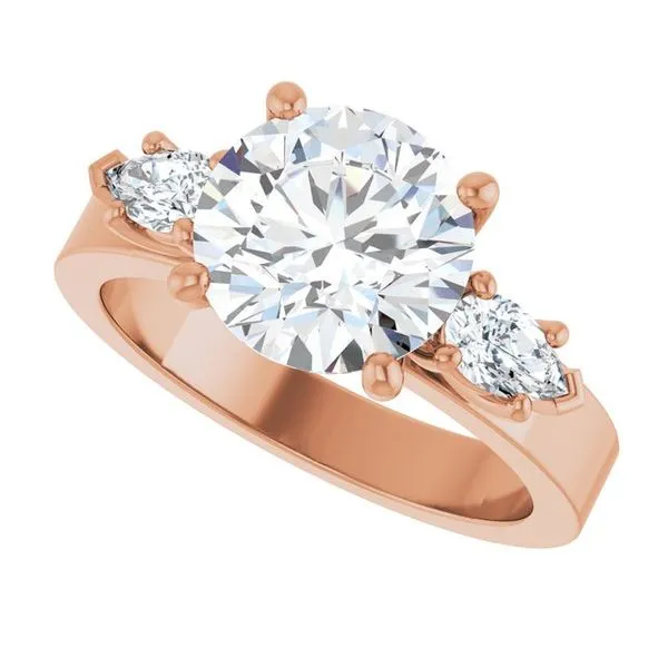 Three-Stone Engagement Ring Image 5 Berilian Jewelers Folsom, CA