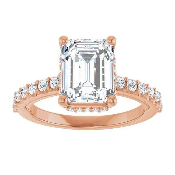 Hidden Halo-Style Engagement Ring Image 3 Witt's Jewelry Wayne, NE