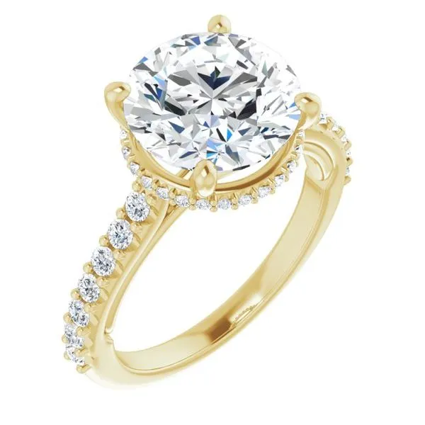 Hidden Halo-Style Engagement Ring Austin's Fine Diamonds & Jewelry Lyndhurst, NJ