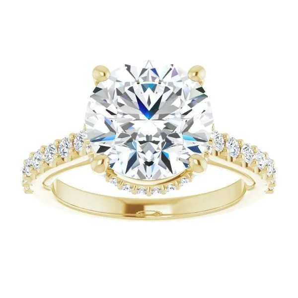 Hidden Halo-Style Engagement Ring Image 3 Arezzo Jewelers Elmwood Park, IL