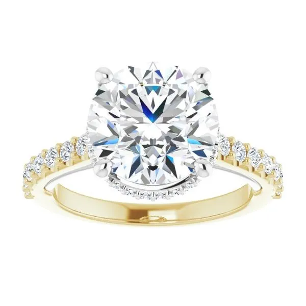 Hidden Halo-Style Engagement Ring Image 3 Arezzo Jewelers Elmwood Park, IL