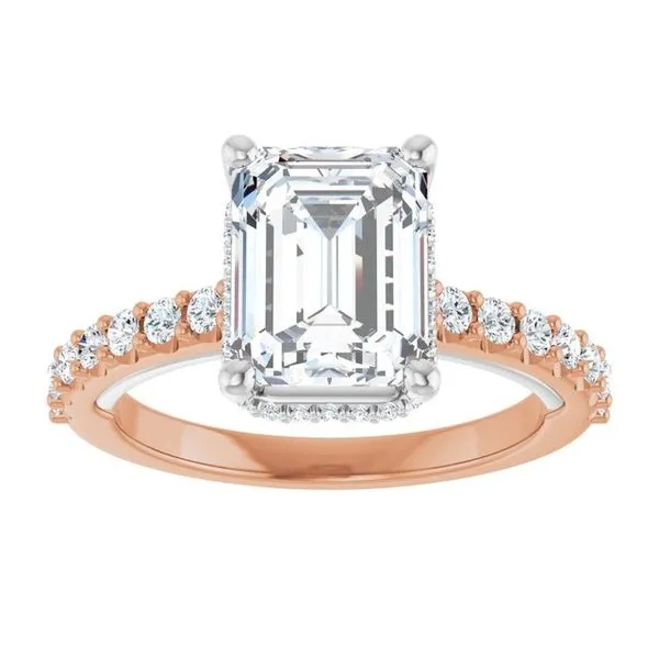 Hidden Halo-Style Engagement Ring Image 3 Rox Atlanta Jewelers Decatur, GA