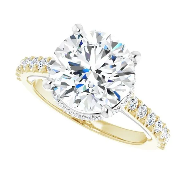 Hidden Halo-Style Engagement Ring Image 5 Clater Jewelers Louisville, KY