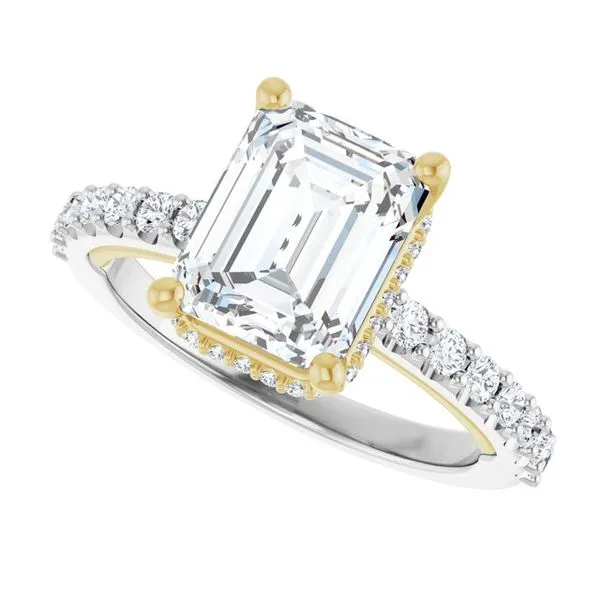 Hidden Halo-Style Engagement Ring Image 5 Austin's Fine Diamonds & Jewelry Lyndhurst, NJ