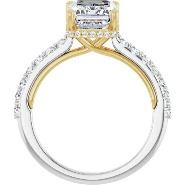 Hidden Halo-Style Engagement Ring Image 2 Rox Atlanta Jewelers Decatur, GA