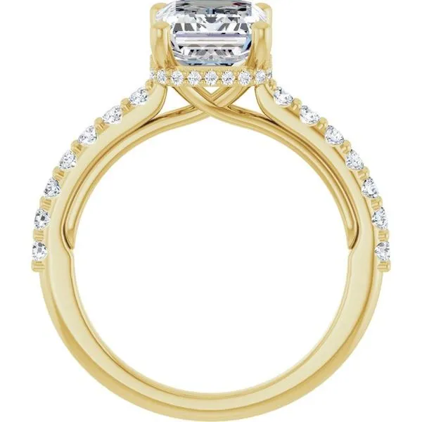 Hidden Halo-Style Engagement Ring Image 2 Redlands Jewelers Redlands, CA