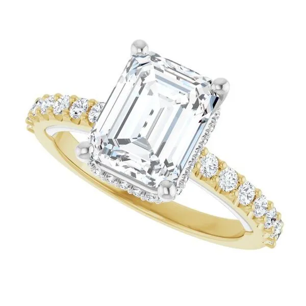 Hidden Halo-Style Engagement Ring Image 5 Clater Jewelers Louisville, KY