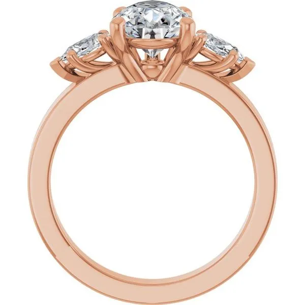 Three-Stone Engagement Ring Image 2 Berilian Jewelers Folsom, CA