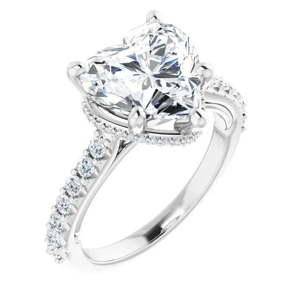 Hidden Halo-Style Engagement Ring Clater Jewelers Louisville, KY